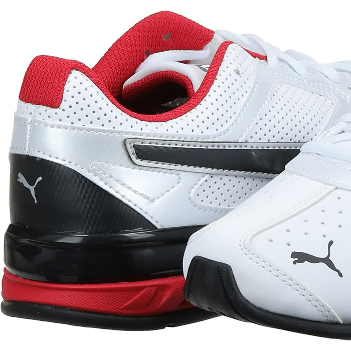 Кросівки чоловічі PUMA Tazon 6, 40 EU, білий/чорний/срібний