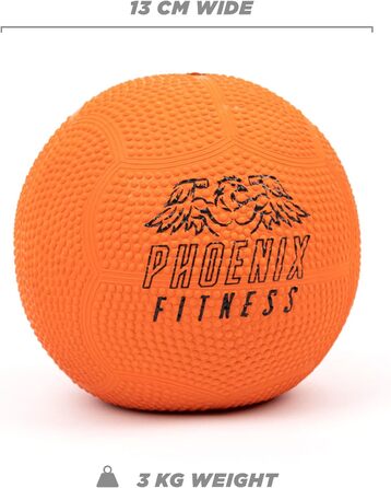 Гантель Phoenix Fitness S, помаранчева, для фітнесу