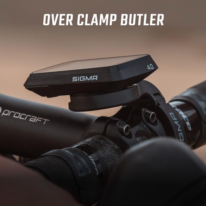 Велокомп'ютер SIGMA ROX 4.0 Endurance з GPS, 40 годин роботи, 30 функцій, сумісність з E-Bike, ANT+, BLE, бездротовий, захист IPX7, монтаж без інструментів, зарядка USB-C