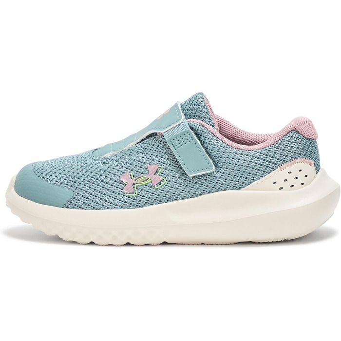 Кросівки для хлопчиків Under Armour Binf Surge 4 AC, 16.0 см, колір Serpentine Stone Turmalin Metallic Pink
