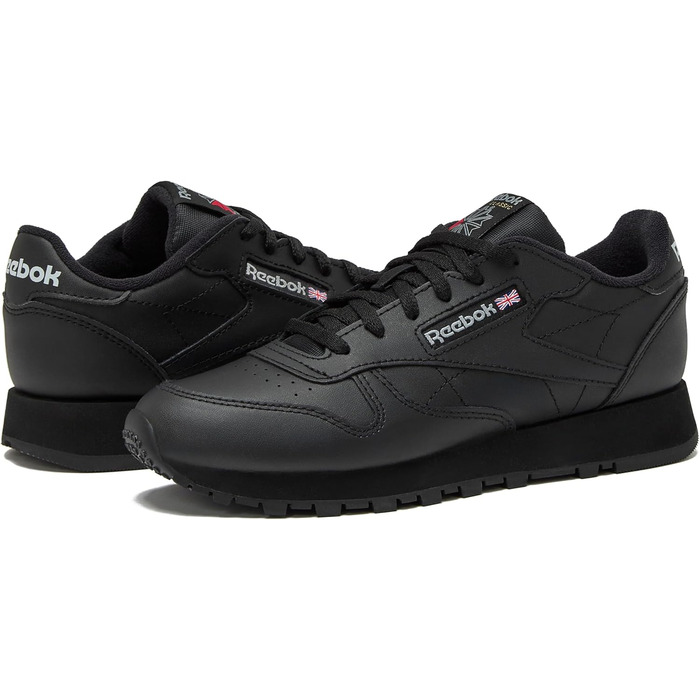 Кросівки Reebok Classic Leather для хлопчиків, чорні, 34.5 EU