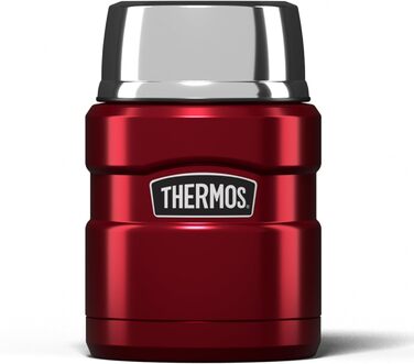 Термос для їжі Thermos King 0,47 л, нержавійка, червоний