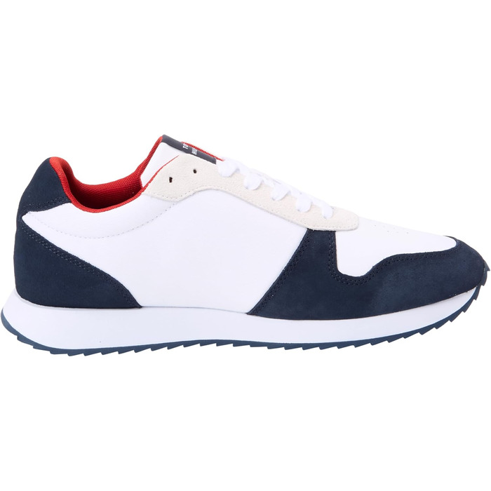 Кросівки Tommy Hilfiger Runner Evo Mix Stitch білі (42 EU, блакитний Desert Sky)
