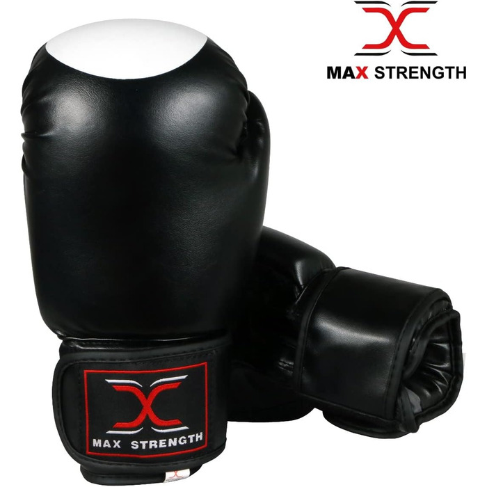 Боксерські рукавички MAXSTRENGTH для Муай Тай, кікбоксингу та MMA, тренувальні, ударні, для чоловіків і жінок, важконаповнені, захисні, для фітнесу, спарингу та бойових мистецтв