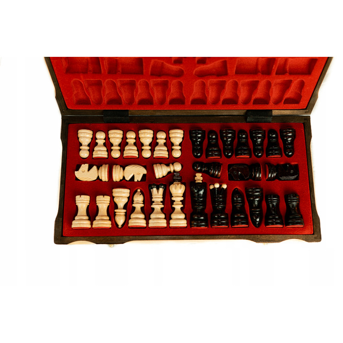 Дерев'яні шахи у футлярі, великі (44 см), Chess Made
