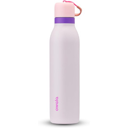 Owala FreeSip Twist ізольована пляшка для води з нержавіючої сталі зі соломинкою, 680 мл, рожево-фіолетова, BPA-free, для спорту та подорожей