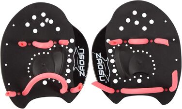 ZAOSU Ручні ласти для плавання | Тренувальні ласти для плавців та триатлонів, підійдуть для дітей та дорослих (S, Рожевий)