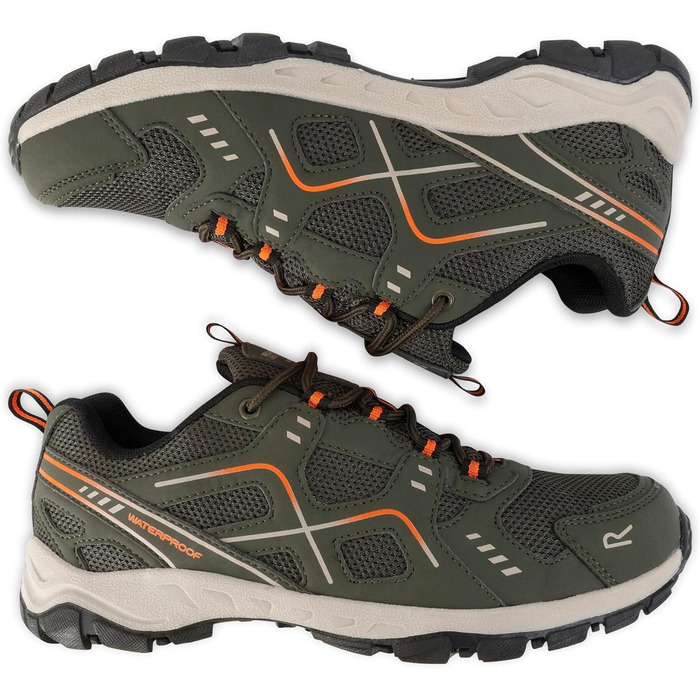 Чоловічі трекінгові черевики Regatta Vendeavour водонепроникні, 41 EU, зелені