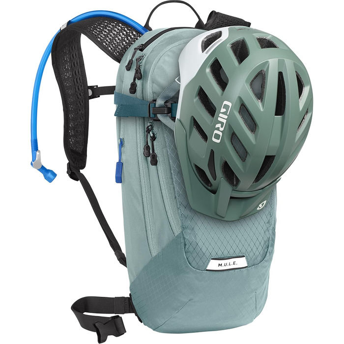 Жіночий гідраторний рюкзак CamelBak M.U.L.E. 12 для маунтбайку, магнітна застібка, 2,8 л, синій/чорний