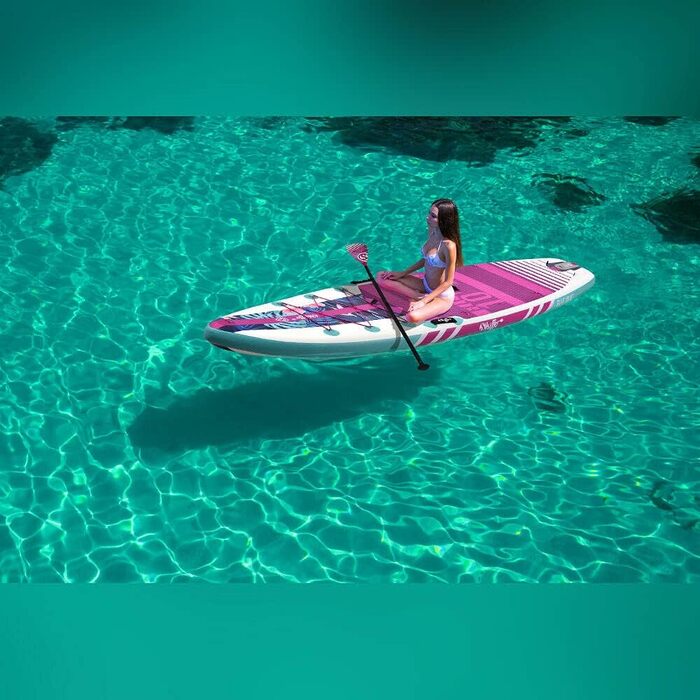 Дошка для сап-серфінгу SKIFFO Elle 10’4” надувна, 315x79 см, з веслом та насосом