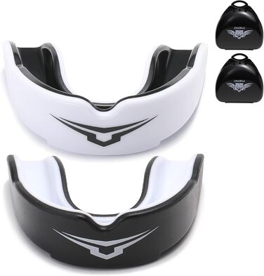 Захист для зубів для дітей 11-16 років (2 шт.) - спортивний капу для хокею, кікбоксингу, регбі, футболу, боксу - надійний захист, CE