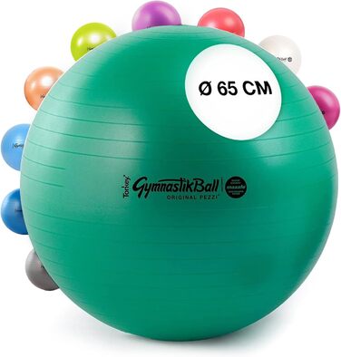 Гімнастичний м'яч PEZZI MAXAFE 42-75 см, для фітнесу, офісу, реабілітації, терапії, антивибуховий