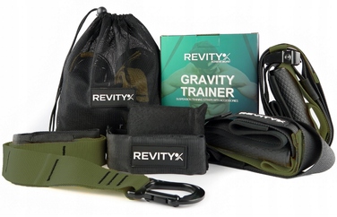 Тренувальна стрічка Revity Gravity Trainer 280 см, 1-160 кг, багатоколірна