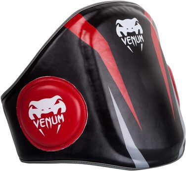 Захист живота Venum Elite чорний/червоний для боксу та MMA
