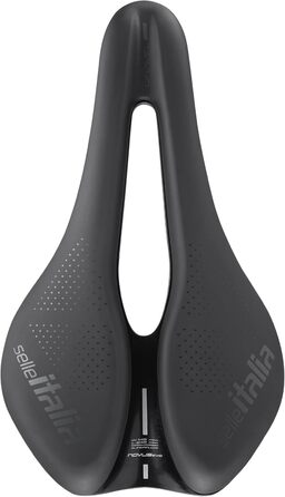 Сідло Selle Italia Novus Boost EVO Gravel TM Superflow - для гравійних та шосейних велосипедів, чорне