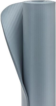 Килимок для йоги adidas Tie-Dye – 10 мм NBR, нековзний, захищає суглоби, з ручкою для перенесення, товстий килимок для пілатесу та фітнесу, 183x61 см, сірий