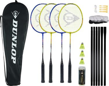 Бадмінтонна ракетка Dunlop Sports Nitro-Star, універсальна, синя/жовта/червона/чорна