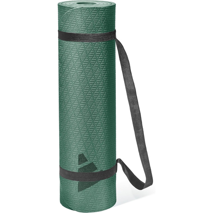 Килимок для йоги Adidas Legend Ivy, 4 мм, протиковзкий, з перероблених матеріалів (176 x 61 см)