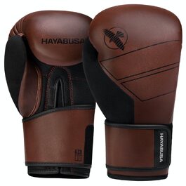 Боксерські рукавички Hayabusa S4 зі шкіри для чоловіків та жінок, 12 oz, коричневі