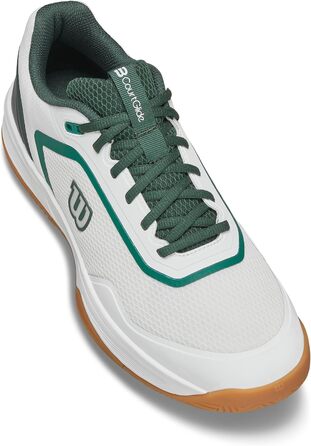 Тенісні кросівки Wilson Courtglide для чоловіків (44 EU, X-широкі, білий/сирамуд/гума)