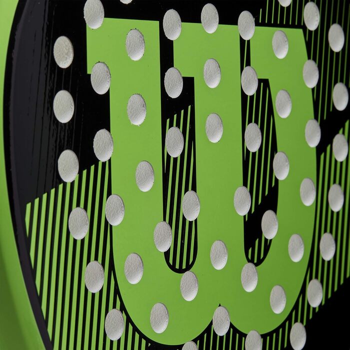 Падeль-ракетка Wilson Blade Elite, скловолокно/EVA, 365 г, чорний/зелений, WR033011U2