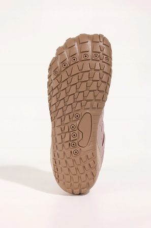 Жіноче спортивне взуття Barefoot (широкі), бежеве, на шнурівці, комфортні, р. 39