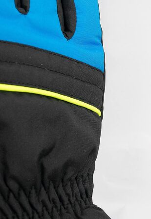 Дитячі футзальні кросівки Reusch Alan Junior (Чорний/Блакитний/Жовтий), розмір 6