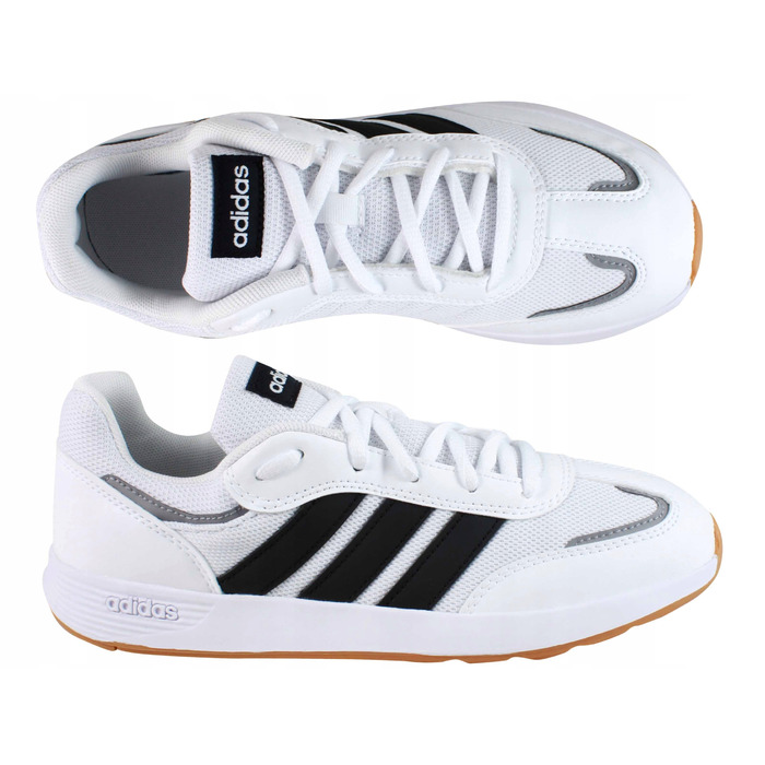 Кросівки Adidas Tensaur Switch Білі на шнурівці, JQ4781, р. 39 1/3