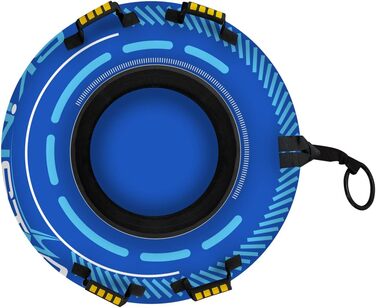Сноутюбінг SkinStar CROSS Profi 100 см, синій, надувний тюбінг для катання по снігу