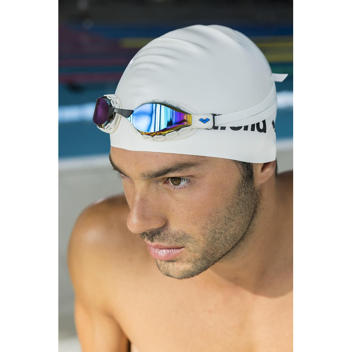 Окуляри для плавання ARENA Air Sonic Pro (Unisex) - сині/білі, професійні, для змагань
