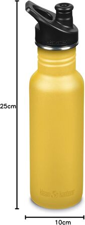 Термобутилка Klean Kanteen Classic 532 мл вузька, золота