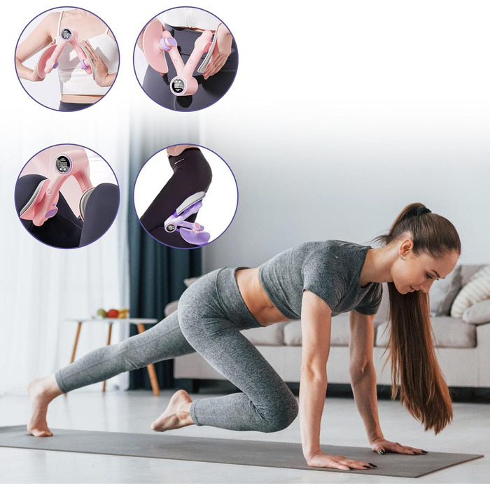 Тренування для дна талії: пристрій для жінок, тренування сідниць та стегон з еластичною стрічкою для дому