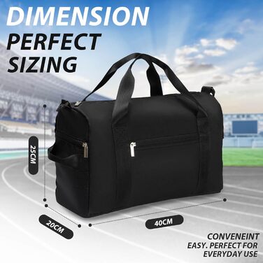 Спортивна сумка DAYGOS для чоловіків, дорожня сумка з відділенням для взуття та мокрих речей, водонепроникна. Ідеальна для спорту, тренувань, залу та подорожей (20 л)
