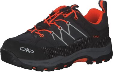 Дитячі трекінгові черевики CMP Rigel Low Wp для хлопчиків, Антрацит/Помаранчевий, 33 EU