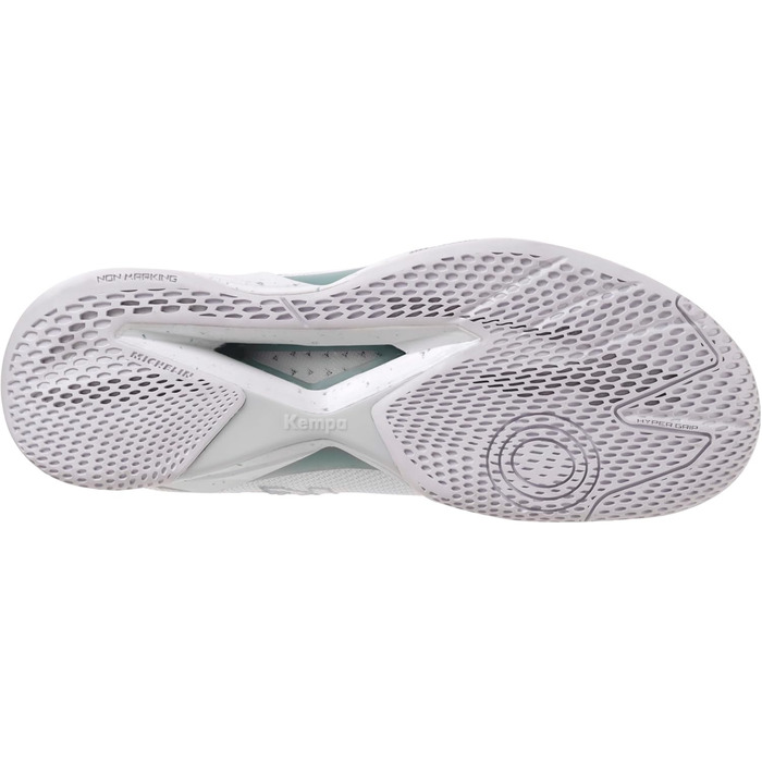 Кемпа ВІНГ Лайт 2.0 – кросівки для гандболу, білі/аква, 42.5 EU