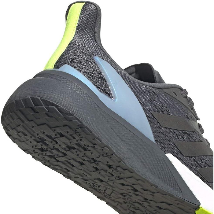 Чоловічі кросівки для бігу Adidas X9000l3, 41 1/3 EU, сірий, чорний, жовтий