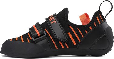 Жіночі скелелазні туфлі низького об'єму для фітнесу та спорту, професійні для боулдерингу (38 EU, Чорний Оранжевий)