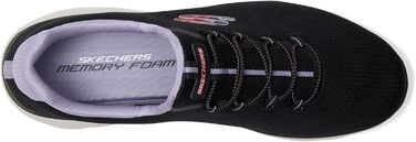Жіночі кросівки Skechers Summits Radiant Flow (37.5 EU, широка колодка, чорний/багатобарвний)