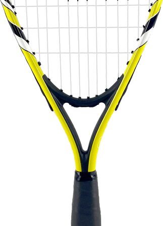 Дитячий набір для швидкого бадмінтону VICFUN Speed-Badminton 100: 2 ракетки, 3 волани, преміум-чохол, жовто-чорний
