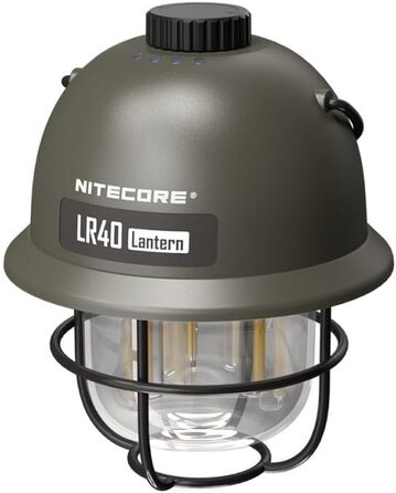 Ліхтар Nitecore Camping LR40: LED, Powerbank, 100 Lumen, 45 годин, тепле та червоне світло