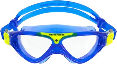 Дитячі плавальні окуляри AQUASPHERE Vista JR, прозорі лінзи, UV-захист, силіконова прокладка, для хлопчиків і дівчаток від 6 років, антифог, прозоро-рожеві
