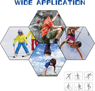Набір захисту 7 в 1 для дітей 3-8 років: шолом, наколінники, налокітники, захист зап'ястя. Підходить для катання на роликах, скейтборді, самокаті, велосипеді. Колір: блакитний