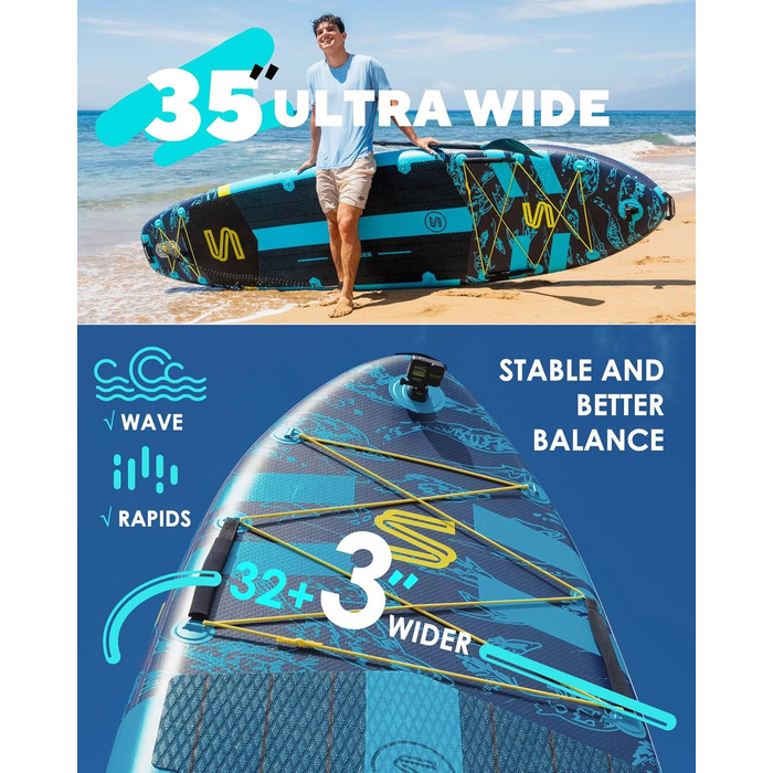 Надувний SUP Skateinger 11'6