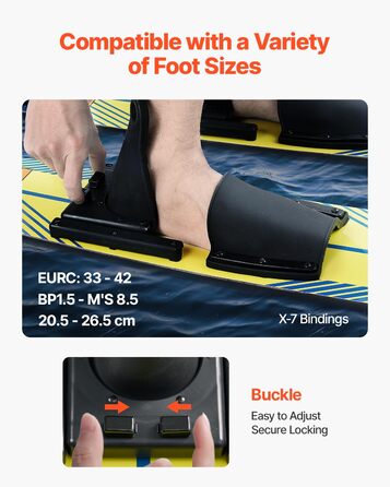 Воднолижне обладнання VEVOR для підлітків: комплект з регульованими кріпленнями X-7, подвійним тросом та знімною стійкою, до 136 кг