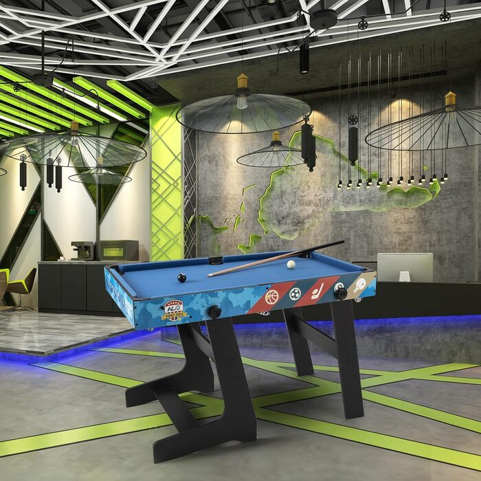 Дитячий ігровий стіл 5 в 1: більярд, теніс, баскетбол, футбол, хокей. Ідеально для дому, вечірок та подарунків