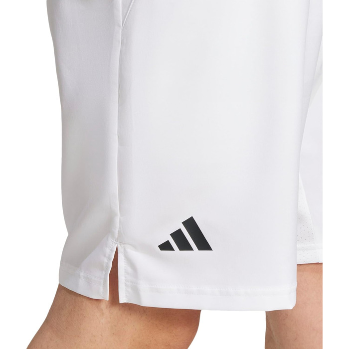 Чоловічі тенісні шорти Adidas Club 3-Streifen білі, розмір L