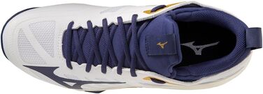 Волейбольне взуття Mizuno Wellenmaße 50 EU White Blueribbon Mp Gold