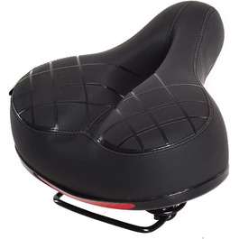 Lespar М'який ергономічний велосипедний сідло з гелем, підходить для жінок та чоловіків, туристичний сідло для міста, амортизований, комфортний гелевий сідло, велосипедне сідло для чоловіків та жінок