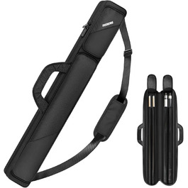 Чохол для бильярдних київ PEKREWS, 2x2, для 2 київ з кишеньками, міцний, з плечовим ременем та ручкою, для чоловіків та жінок, чорний