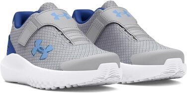 Кросівки для хлопчиків Under Armour Binf Surge 4 AC (23.5 EU, сірий, синій, блакитний)